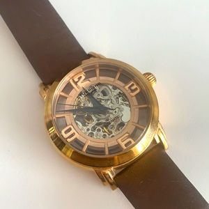 Women’s Stuhrling Automatic Skeletal Watch 37mm
